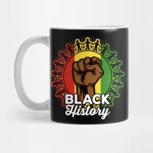 Black History Empowerment African World Colors Mug